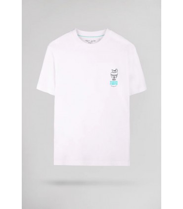 Tee shirt mc teddy smith 202blanc