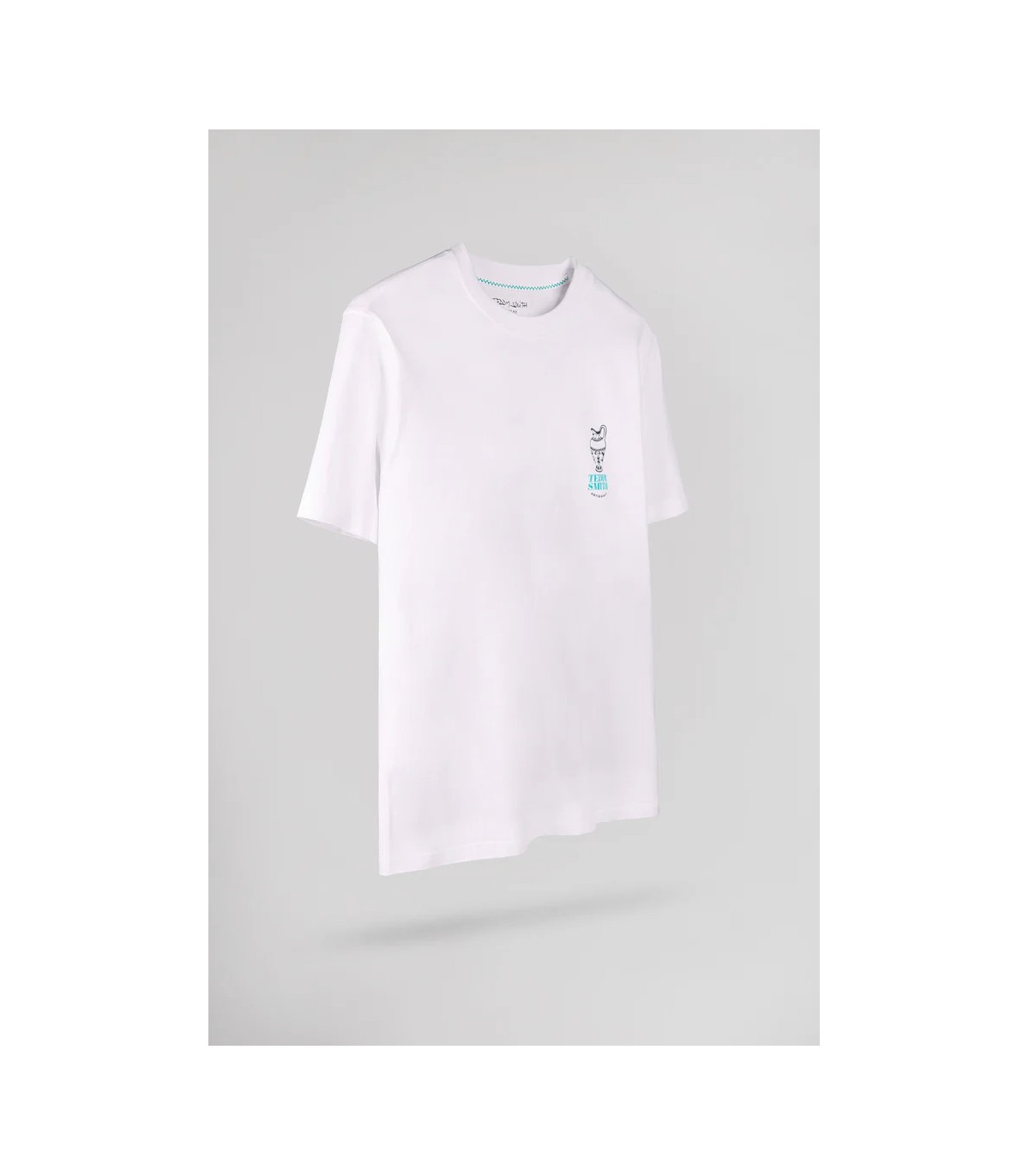 Tee shirt mc teddy smith 202blanc