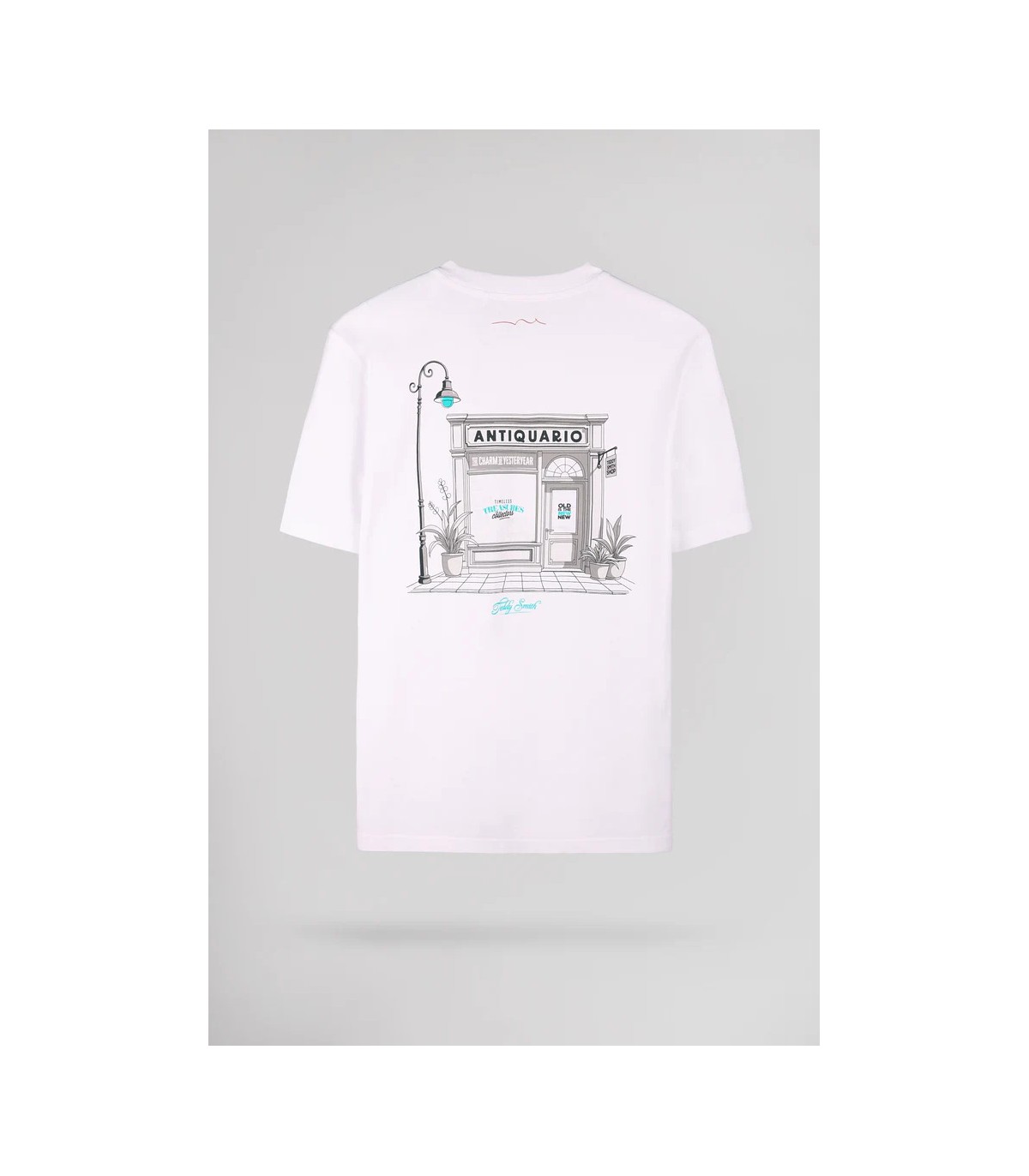 Tee shirt mc teddy smith 202blanc