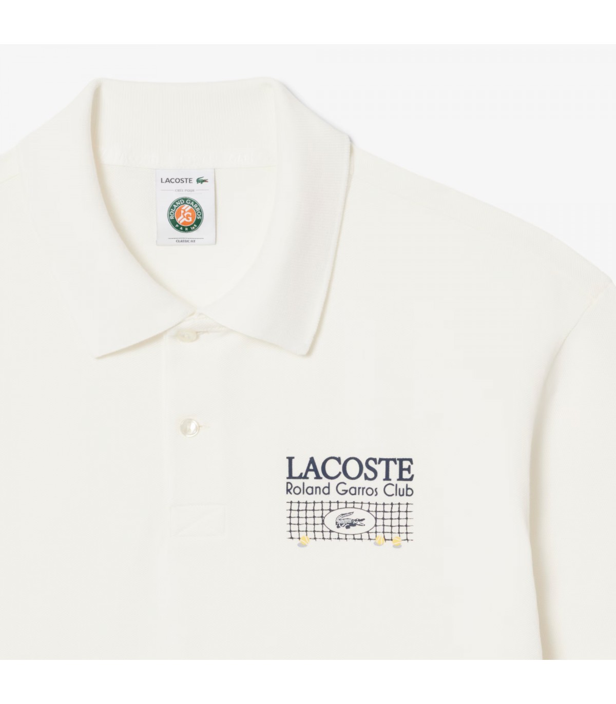 Polo mc lacoste 70v-farine