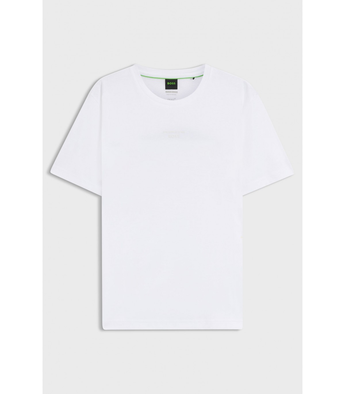 Tee shirt mc boss green 100white