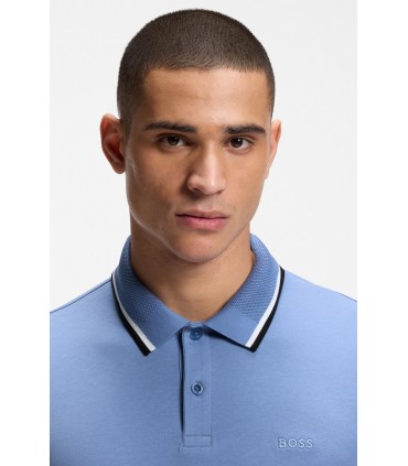 Polo mc boss green 459light/pastelblue