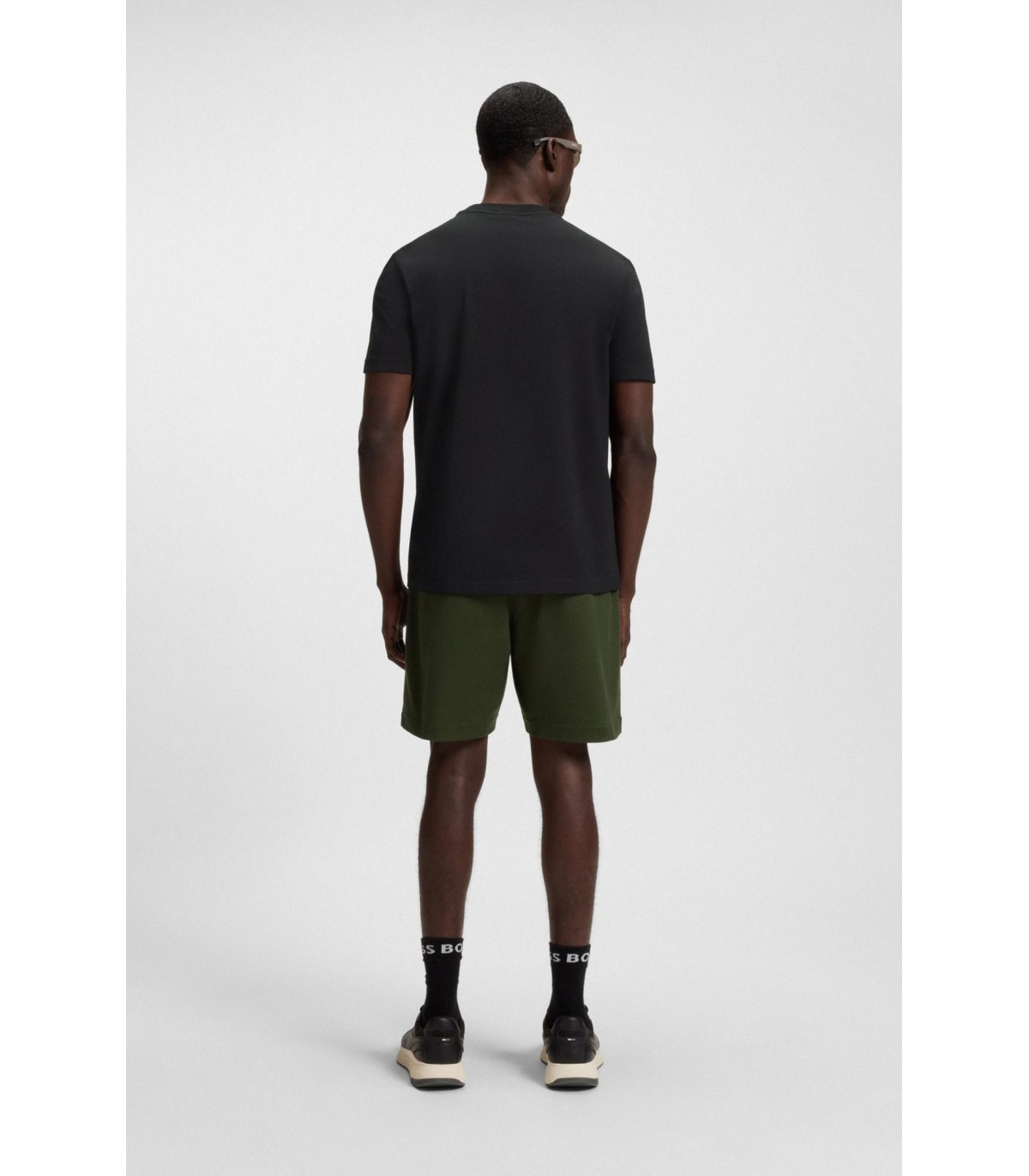 Tee shirt mc boss green 001black