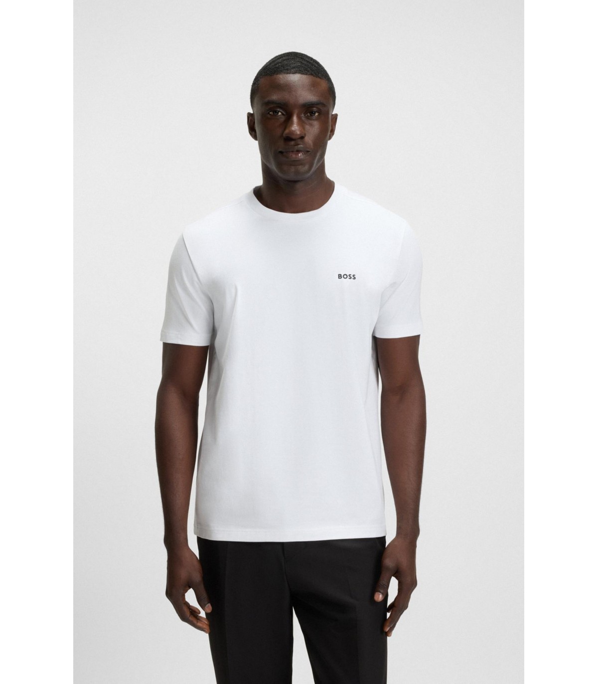 Tee shirt mc boss green 100white