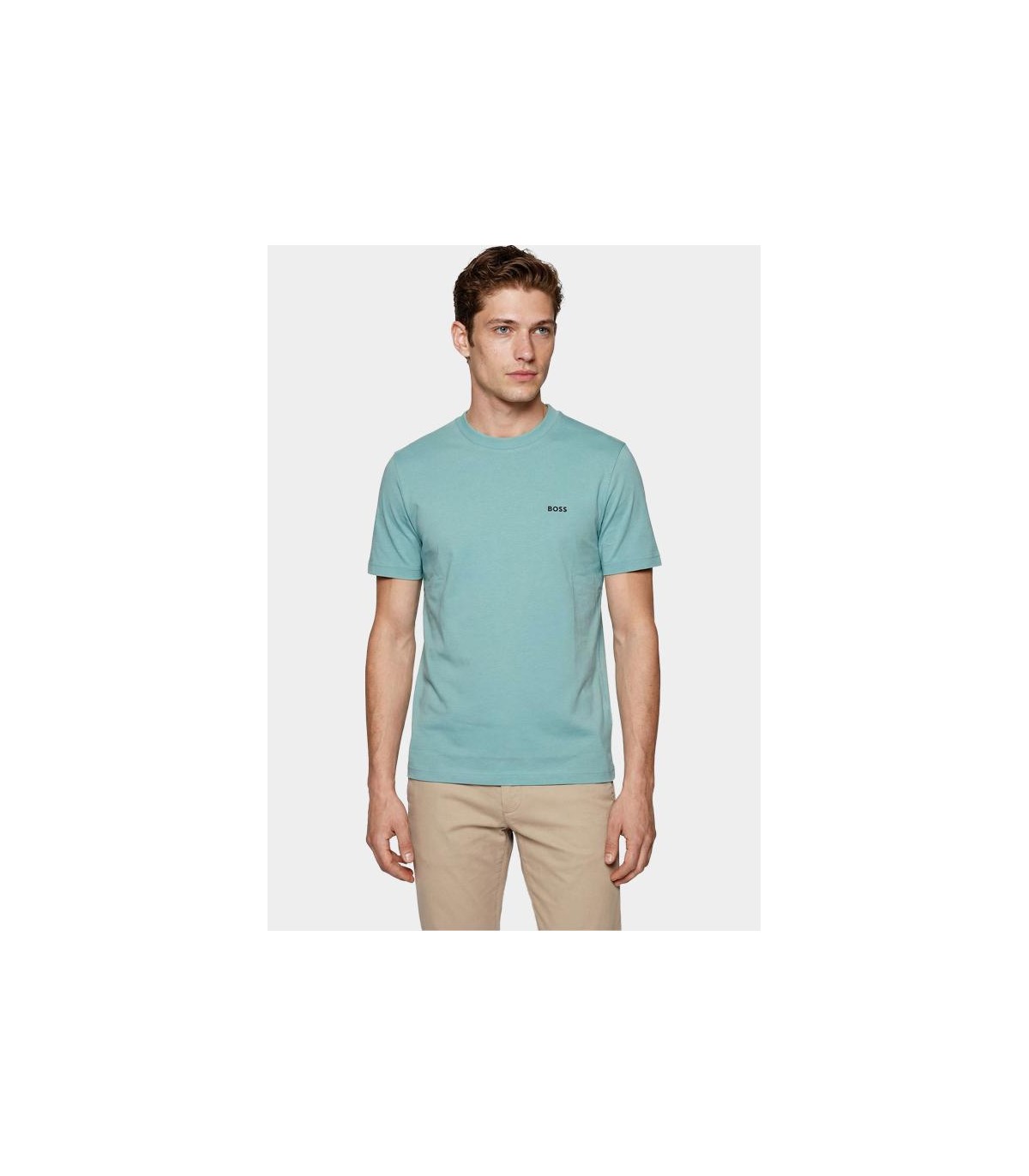 Tee shirt mc boss green 445turquoise/aqua