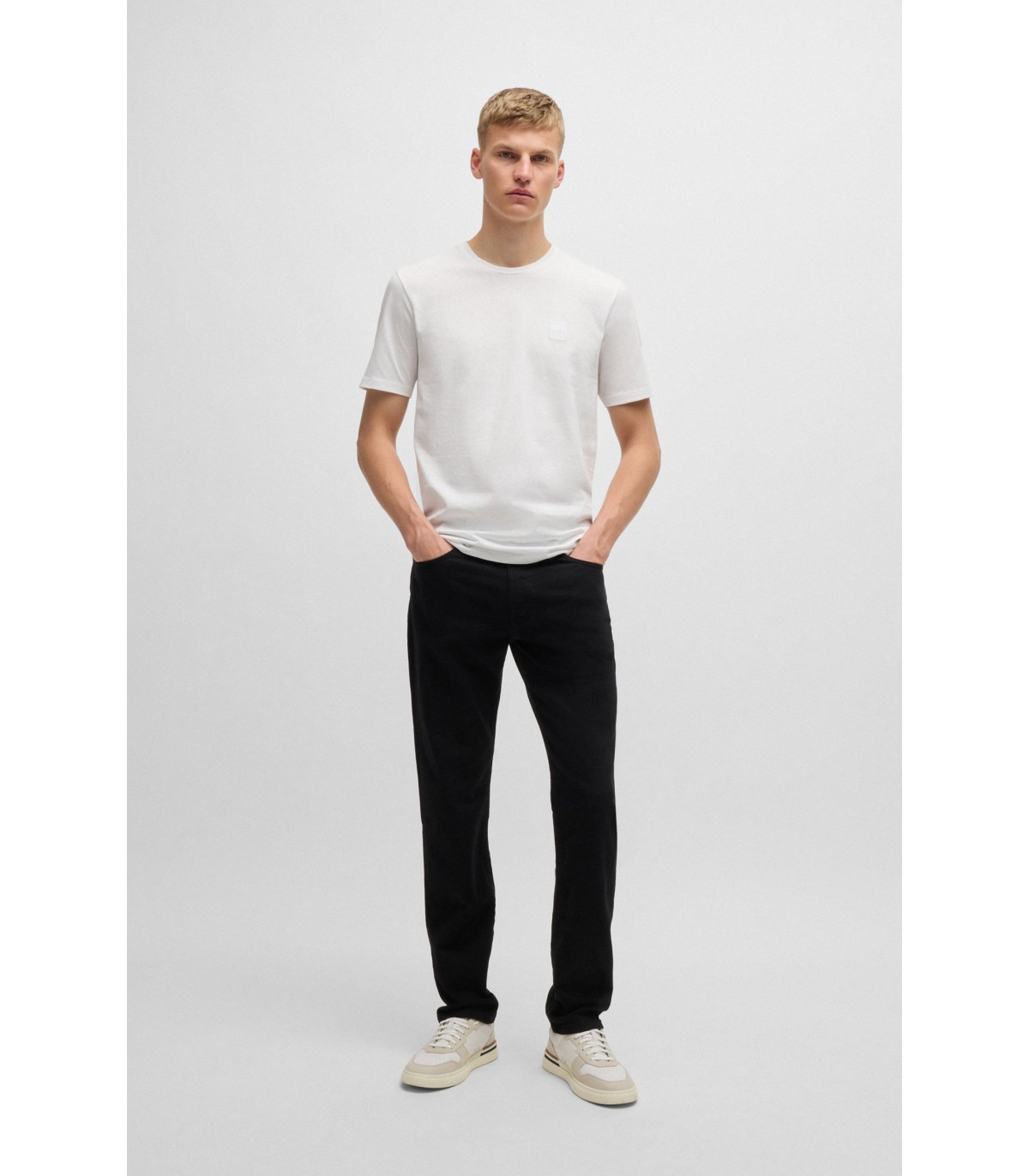 Tee shirt mc boss orange 100white
