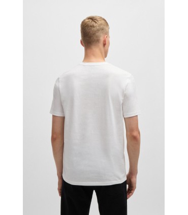 Tee shirt mc boss orange 100white