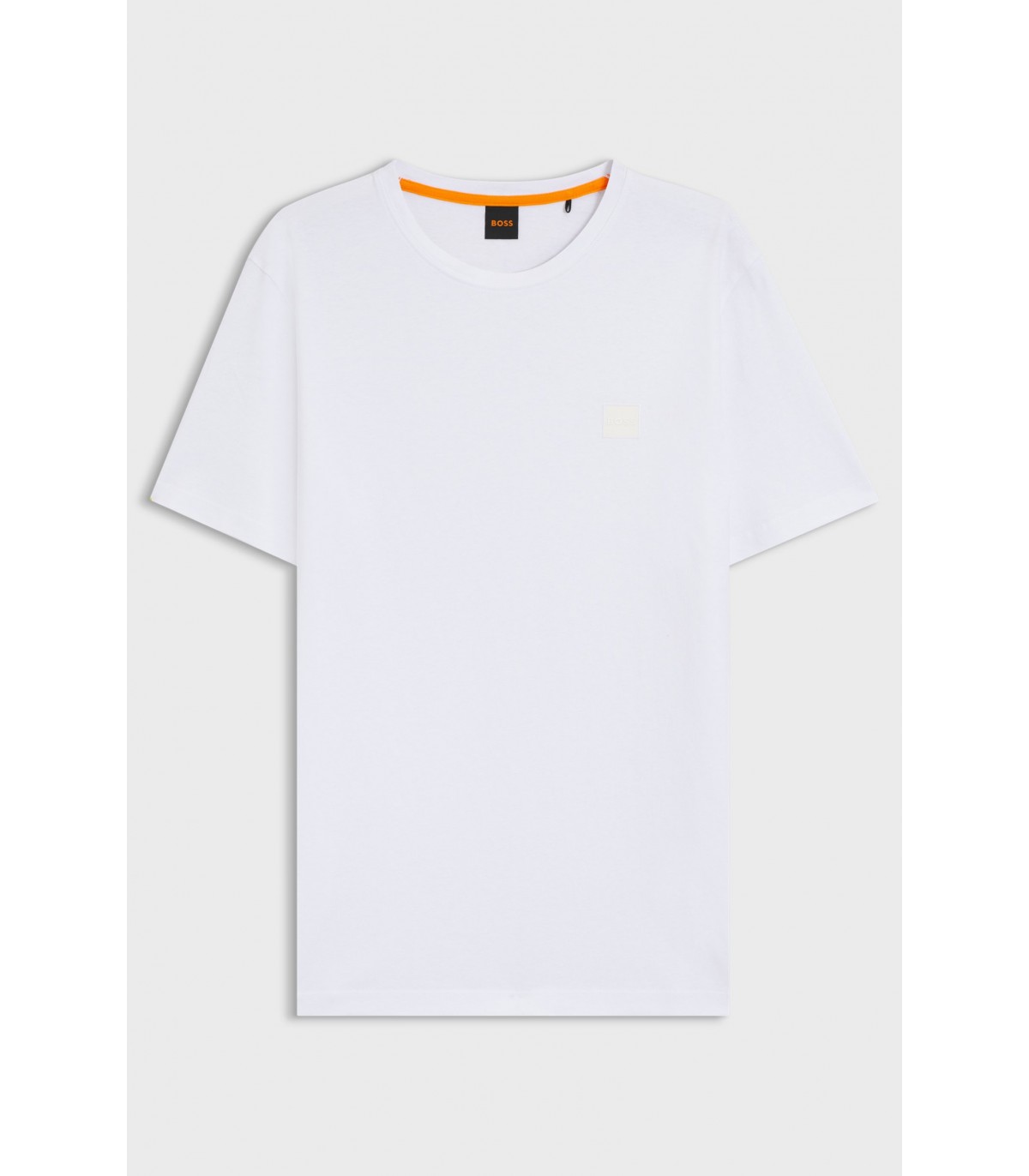 Tee shirt mc boss orange 100white