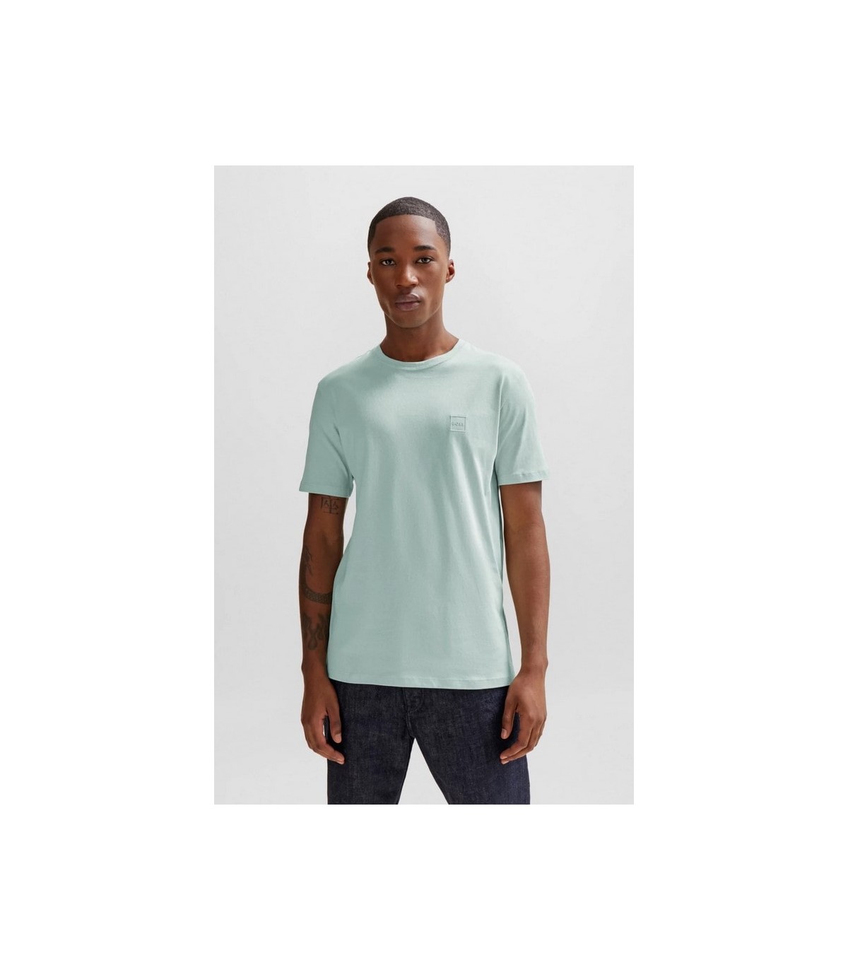 Tee shirt mc boss orange 446turquoise/aqua