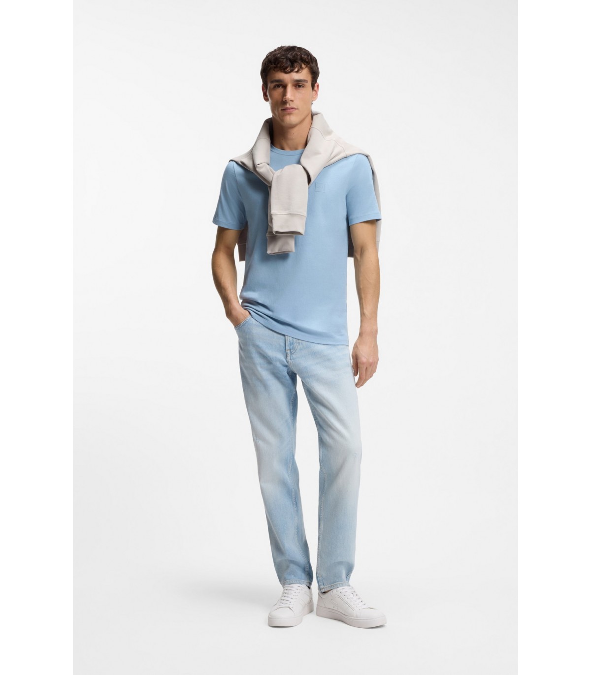 Tee shirt mc boss orange 458light/pastelblue