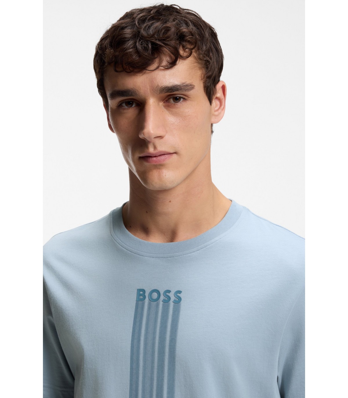 Tee shirt mc boss orange 458light/pastelblue