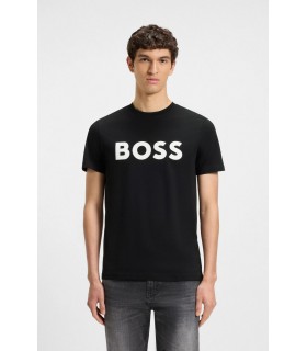 Tee shirt mc boss orange 001black