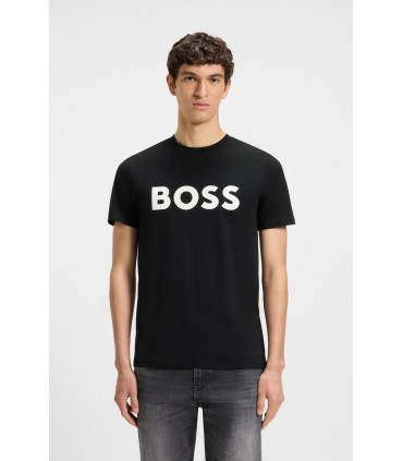 Tee shirt mc boss orange 001black