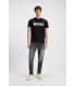 Tee shirt mc boss orange 001black
