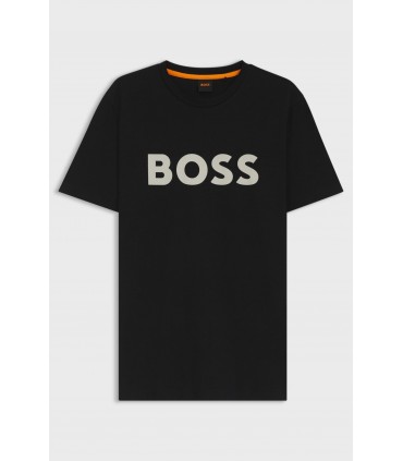 Tee shirt mc boss orange 001black