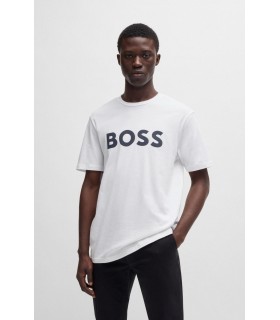 Tee shirt mc boss orange 100blanc
