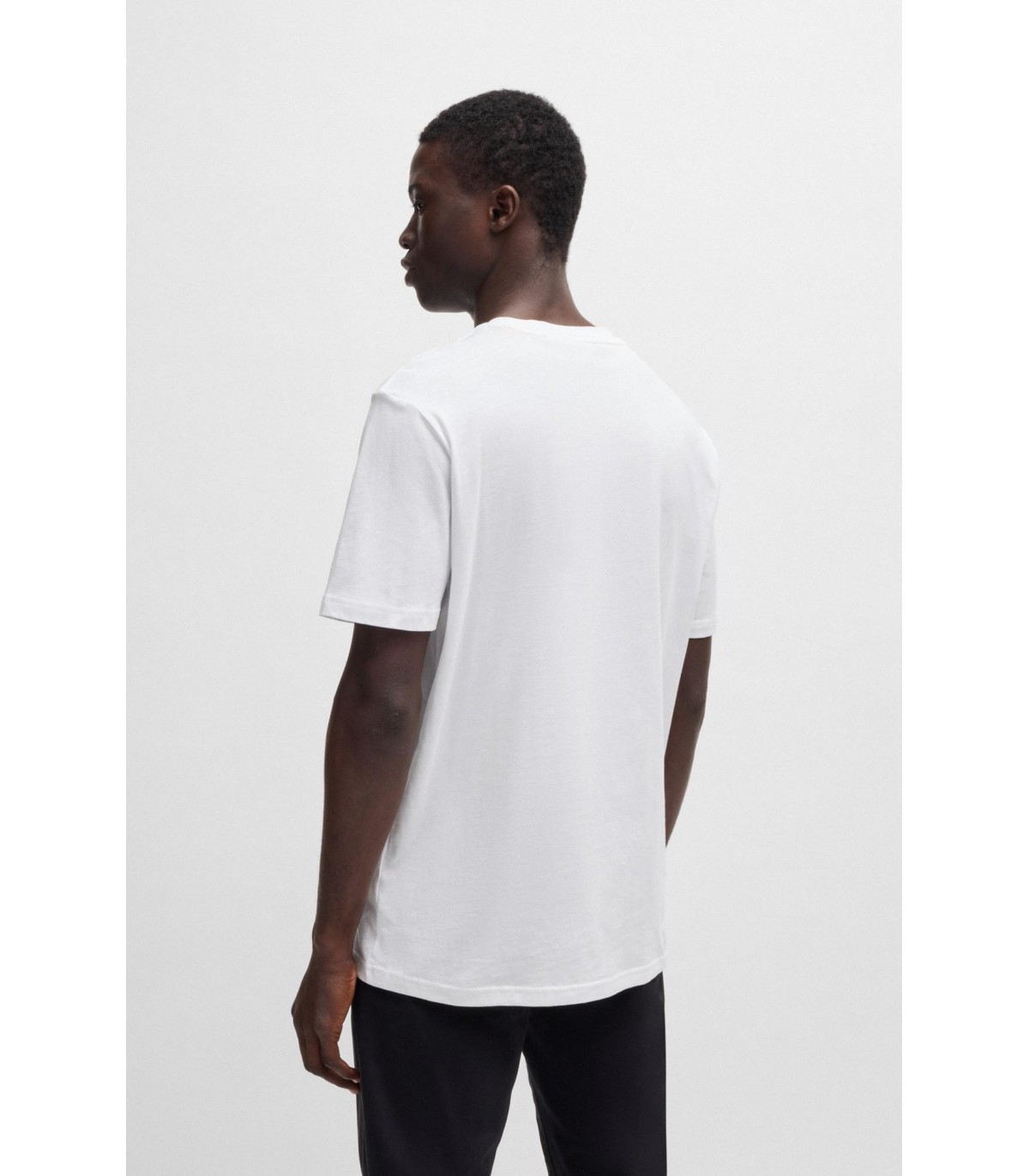 Tee shirt mc boss orange 100blanc