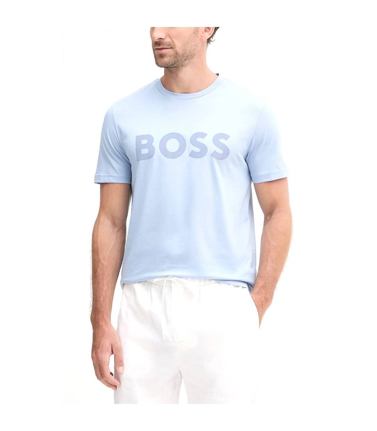 Tee shirt mc boss orange 458light/pastelblue