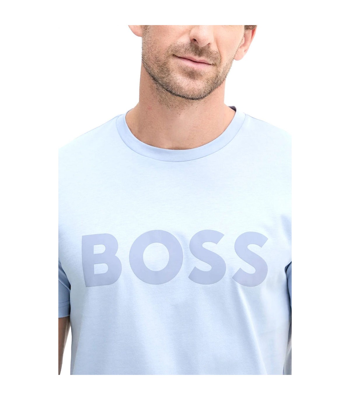 Tee shirt mc boss orange 458light/pastelblue