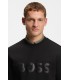 Sweat col rond boss green 001black