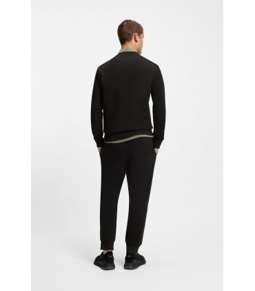 Sweat col rond boss green 001black