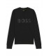 Sweat col rond boss green 001black