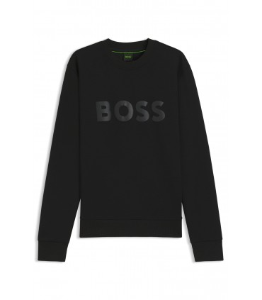 Sweat col rond boss green 001black
