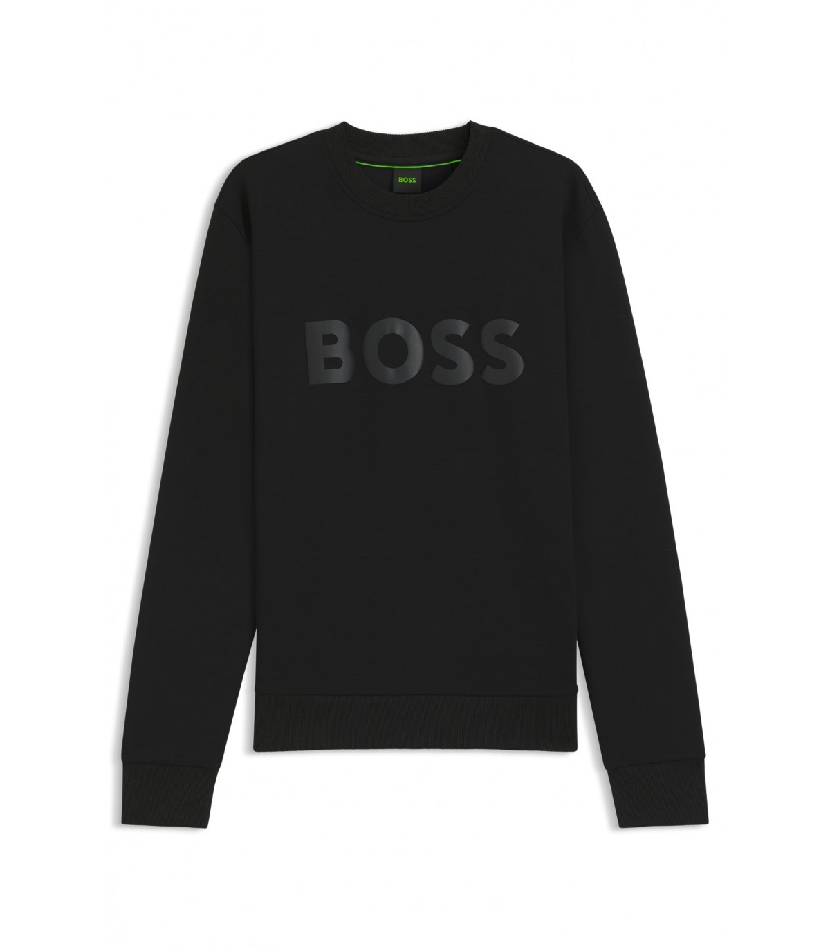 Sweat col rond boss green 001black