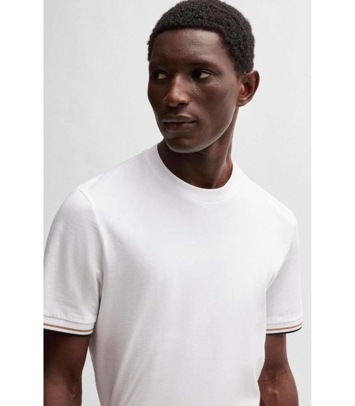 Tee shirt mc boss black 100white