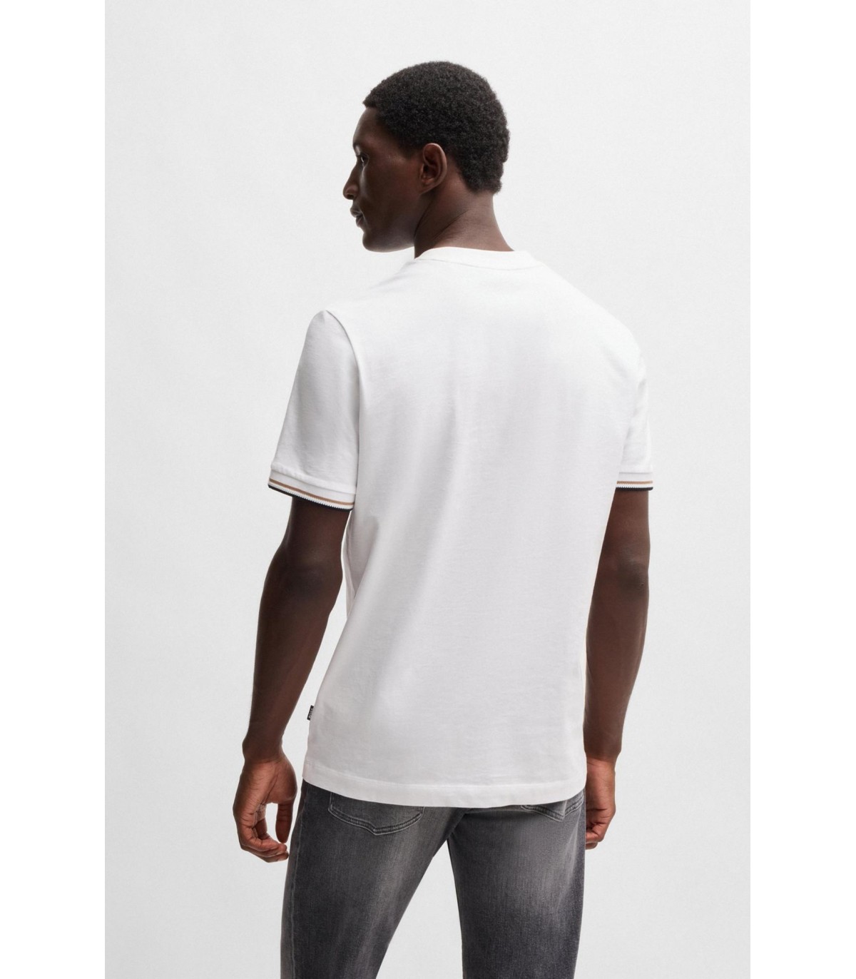 Tee shirt mc boss black 100white