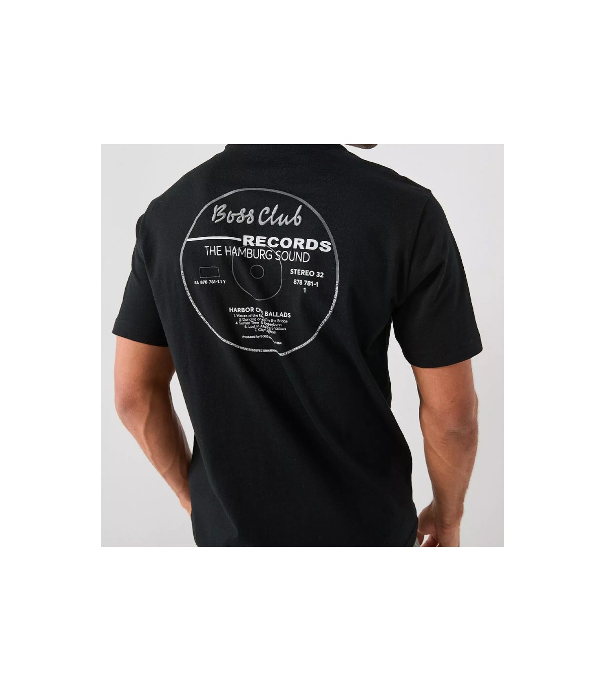 Tee shirt mc boss orange 001black