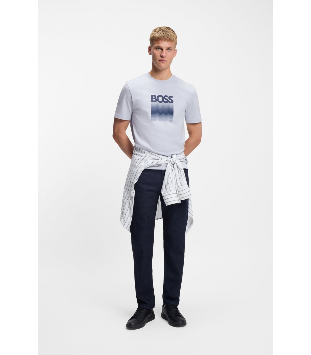Tee shirt mc boss orange 053light/pastelgrey