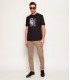 Tee shirt mc boss orange 001black