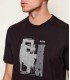 Tee shirt mc boss orange 001black