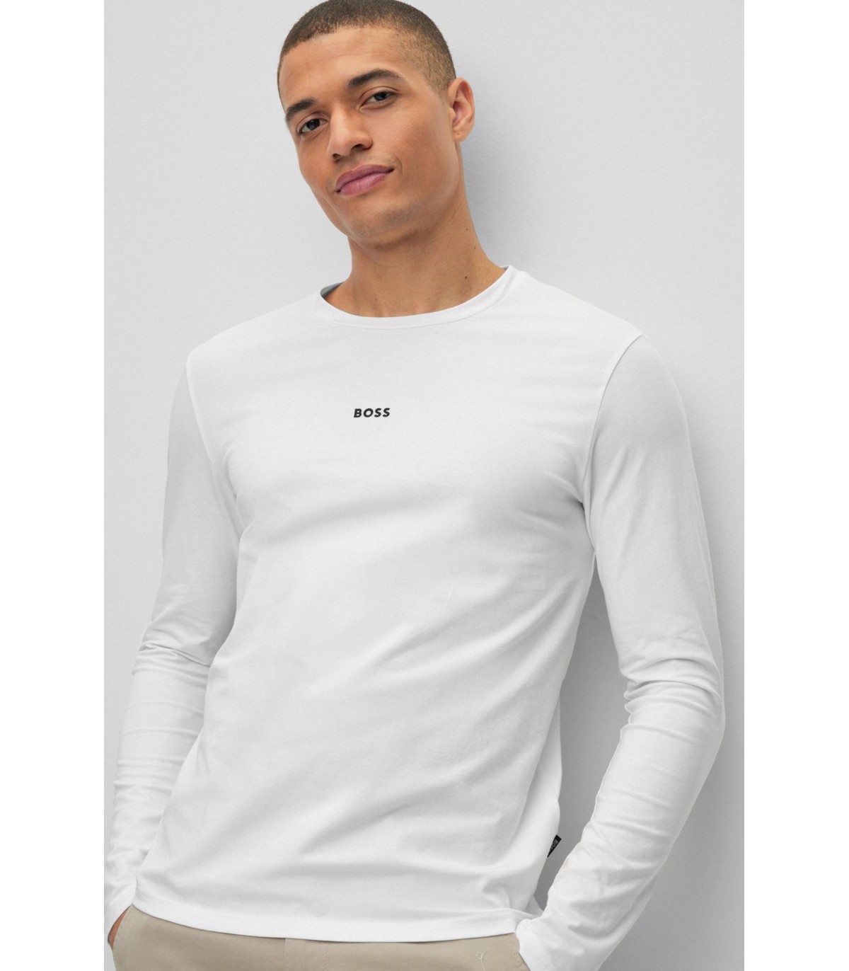 Tee shirt ml boss orange 100blanc