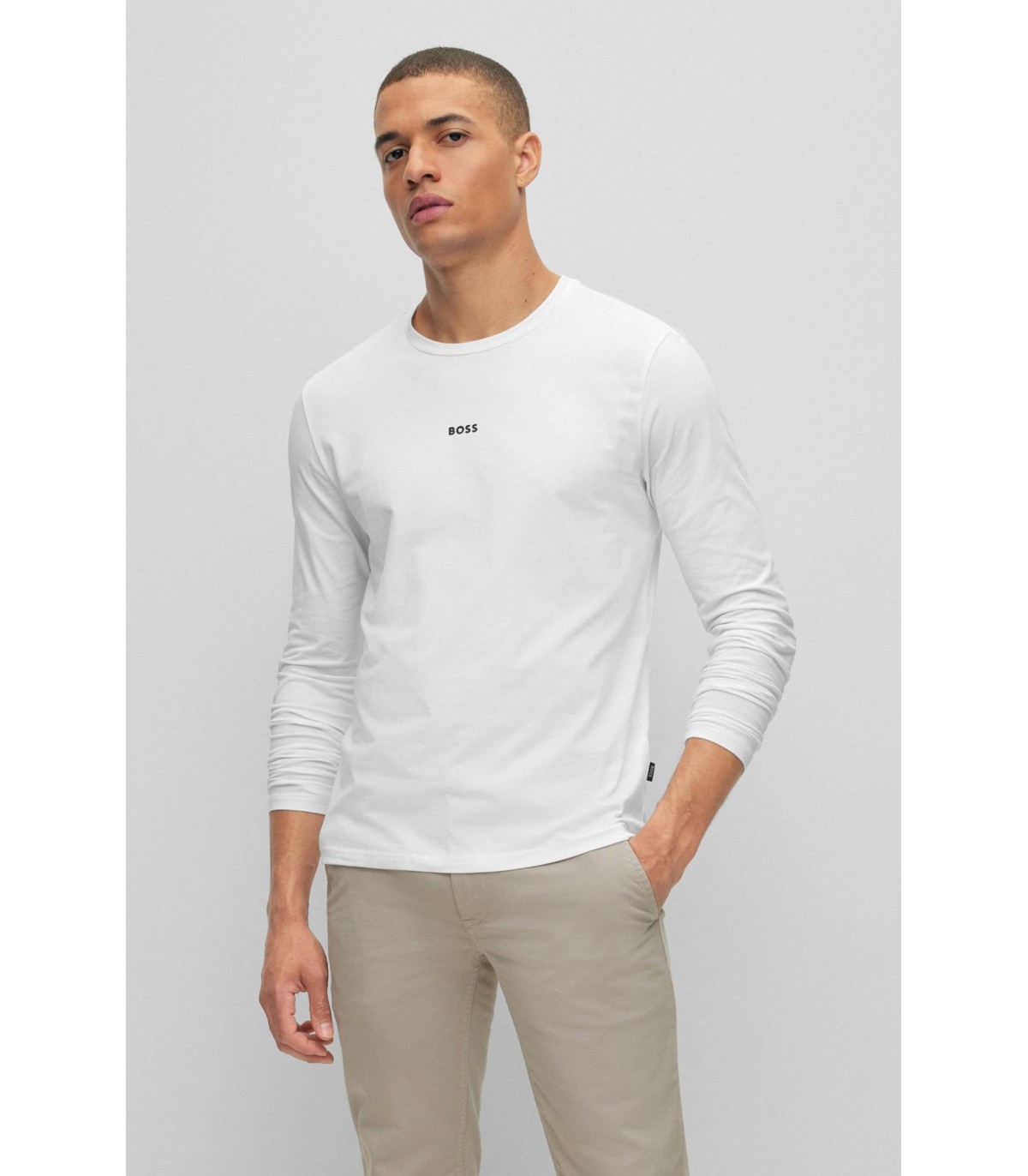 Tee shirt ml boss orange 100blanc