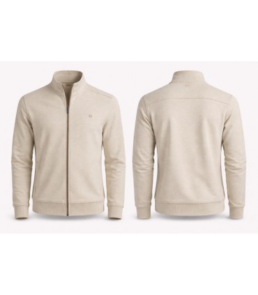 Sweat zippe benson & cherry beige