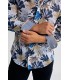 Chemise ml benson & cherry blanc-marine