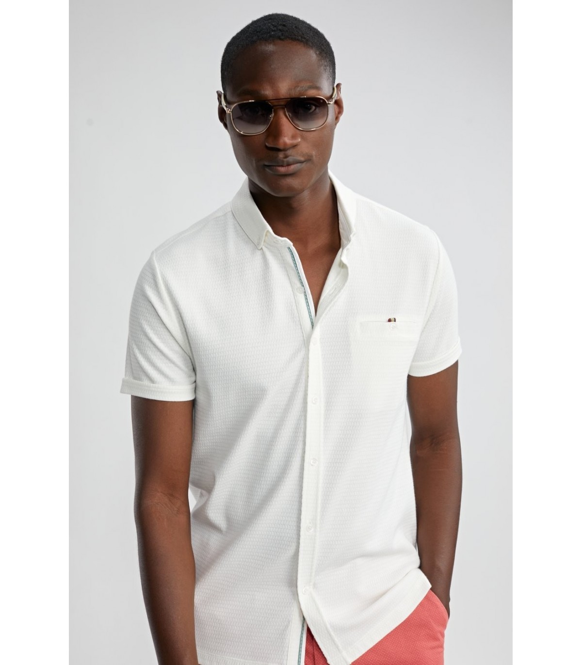 Chemise mc benson & cherry ecru
