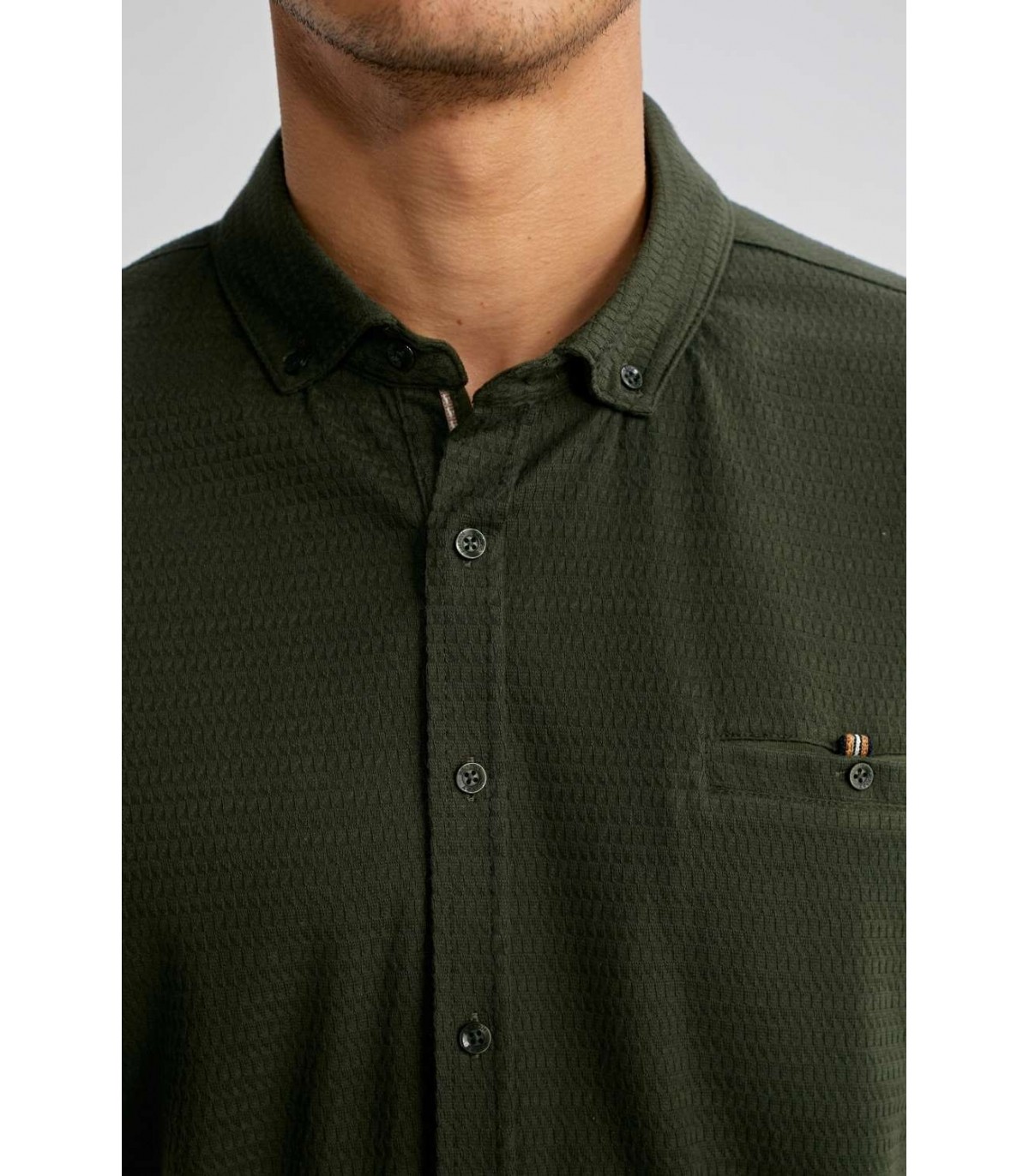 Chemise mc benson & cherry kaki