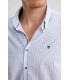 Chemise mc benson & cherry blanc-beige
