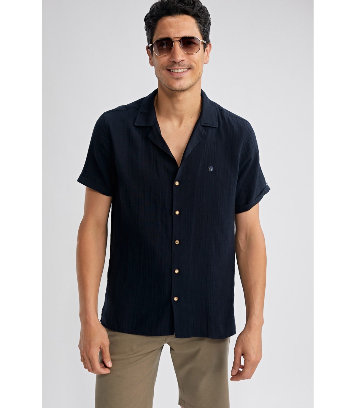 Chemise mc benson & cherry marine