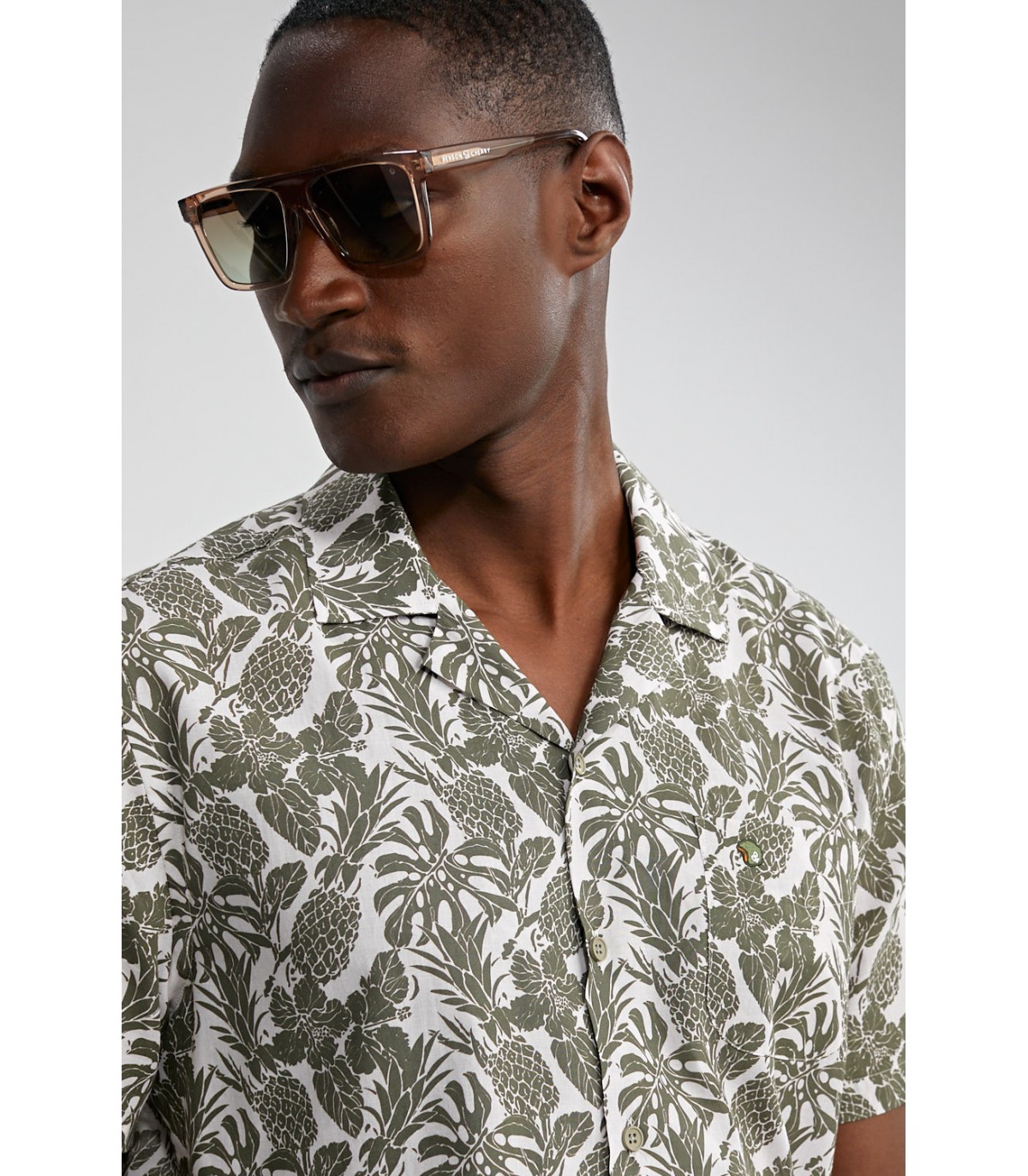 Chemise mc benson & cherry kaki