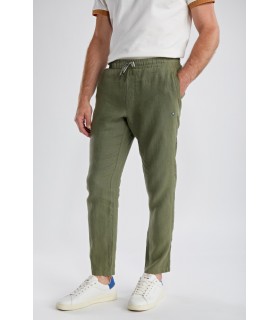 Pantalon chino benson & cherry kaki