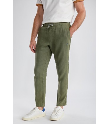 Pantalon chino benson & cherry kaki