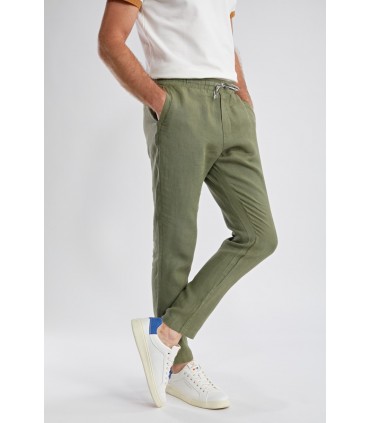 Pantalon chino benson & cherry kaki