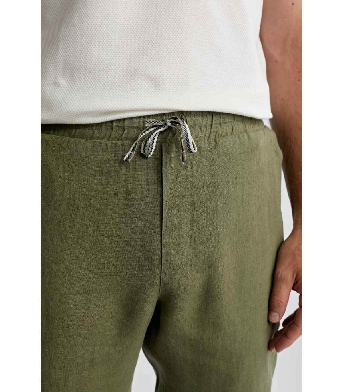 Pantalon chino benson & cherry kaki