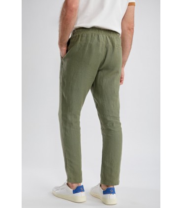 Pantalon chino benson & cherry kaki