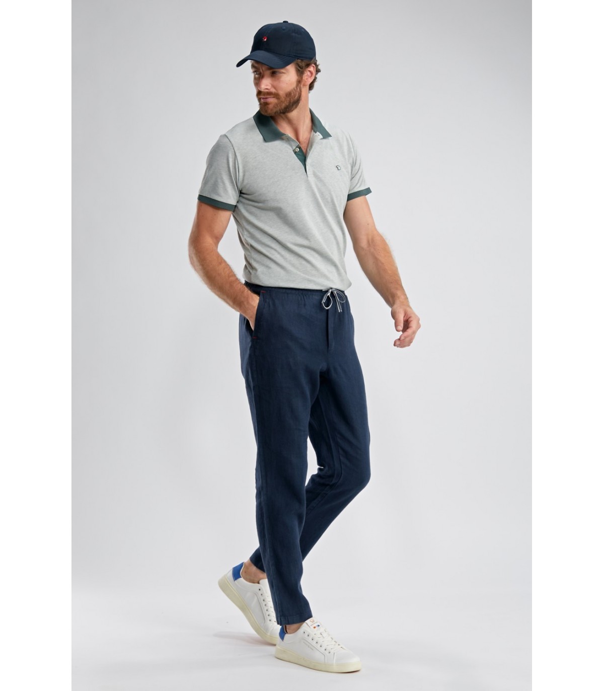 Pantalon chino benson & cherry marine