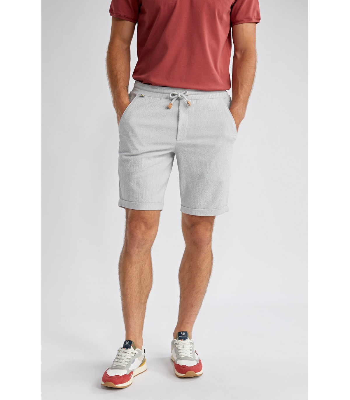 Bermuda jogging benson & cherry gris
